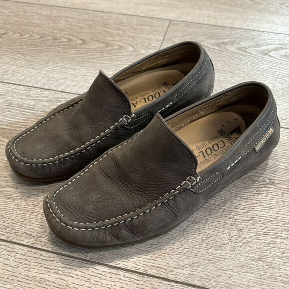 Mephisto Loafers Cool-Air Shoes Mens Size 7 Genuine Leather Brown - Picture 1 of 7